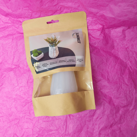 Preview: Silikonform Blumenvase klein 10,5 x 7cm